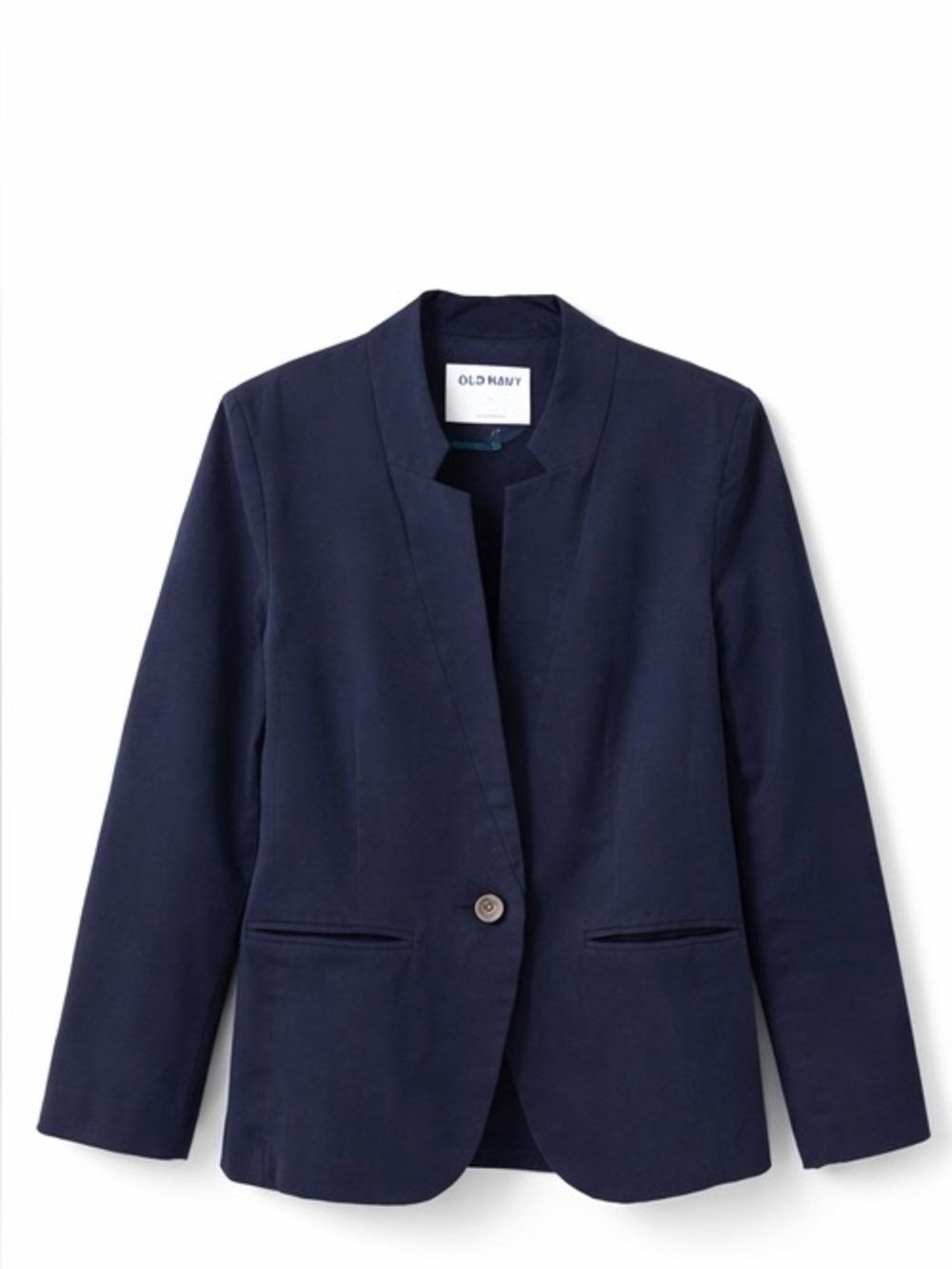 Old Navy Navy Blue Blazer Minimalist Chic Size L